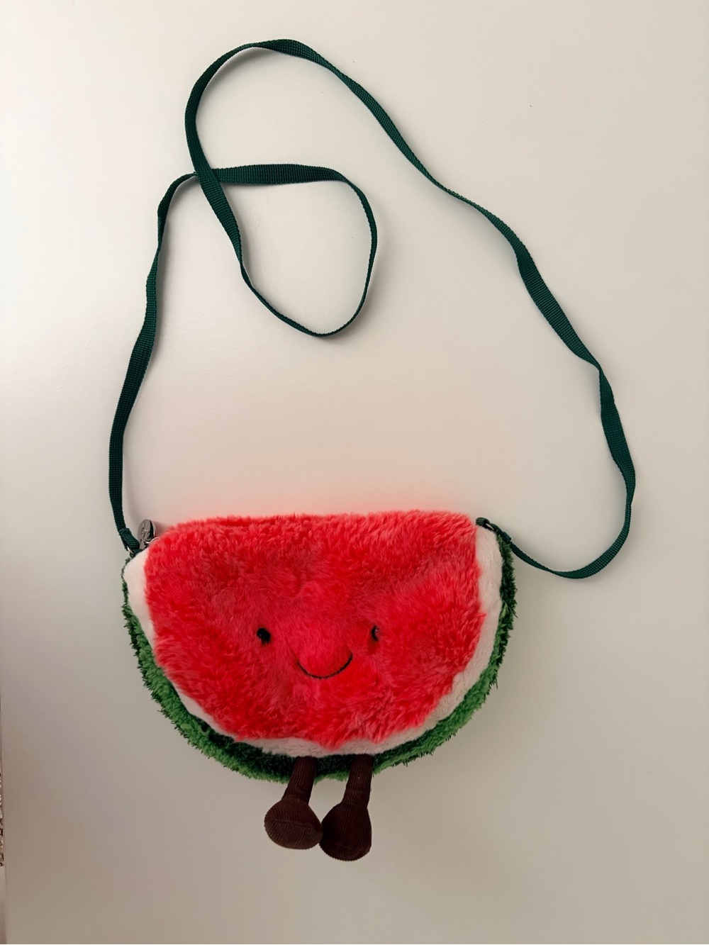 Jellycat Plush Watermelon Shoulder Bag - Red & Green